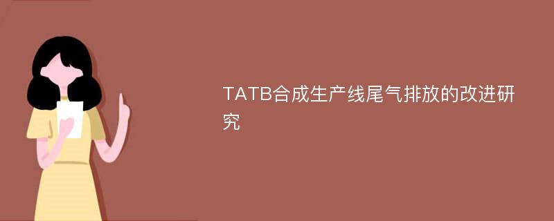 TATB合成生产线尾气排放的改进研究