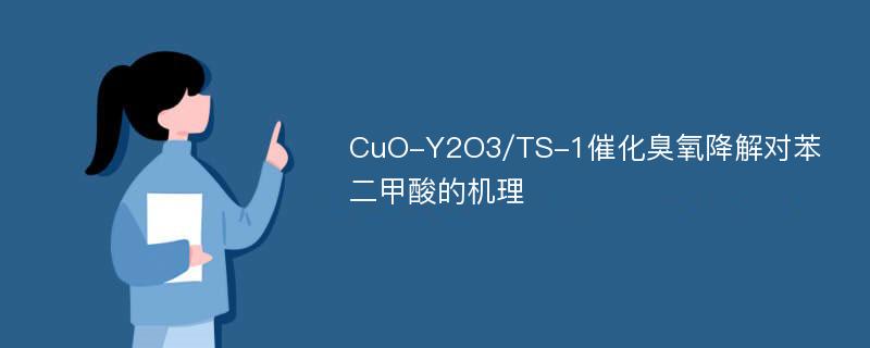CuO-Y2O3/TS-1催化臭氧降解对苯二甲酸的机理